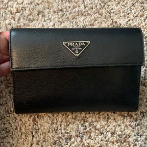 Prada Tessuto Trifold Wallet